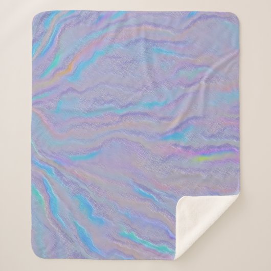 Mezmerizing Iridescent Stone Sherpa Deken (Voorkant)
