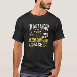 Mezzo-Soprano Voice Design voor een koor lid Prem T-shirt