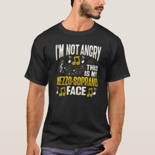 Mezzo-Soprano Voice Design voor een koor lid Prem T-shirt