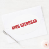 MF Doom rapper Ovale Sticker (Envelop)