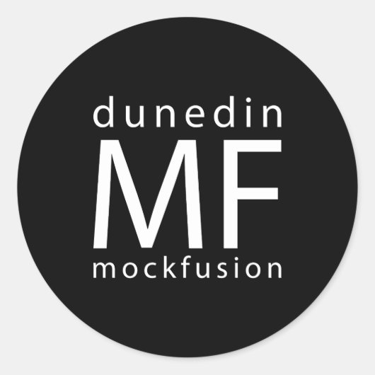 MF Sticker Black BG (Voorkant)