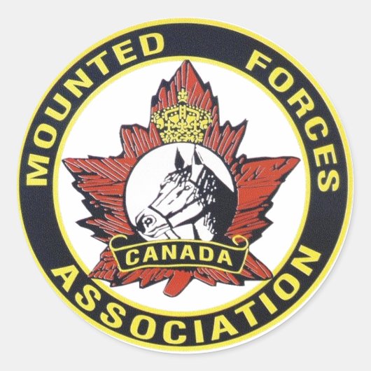 MFAC-stickers Ronde Sticker (Voorkant)