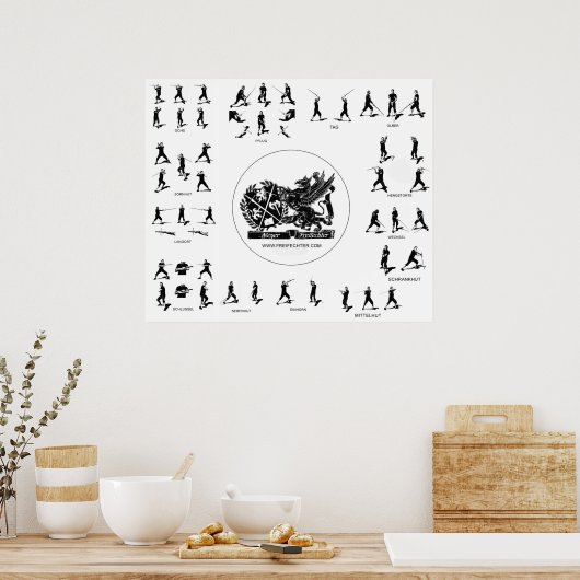 MFFG poster van het langzwaard (Keuken)
