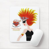 MFH2 - Flaming Hair & Tiara Mousepad Muismat (Met muis)