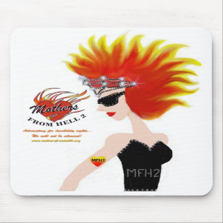 MFH2 - Flaming Hair & Tiara Mousepad Muismat