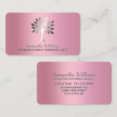 MFT huwelijk en gezinstherapeut Visitekaartje (Voorkant / Achterkant)