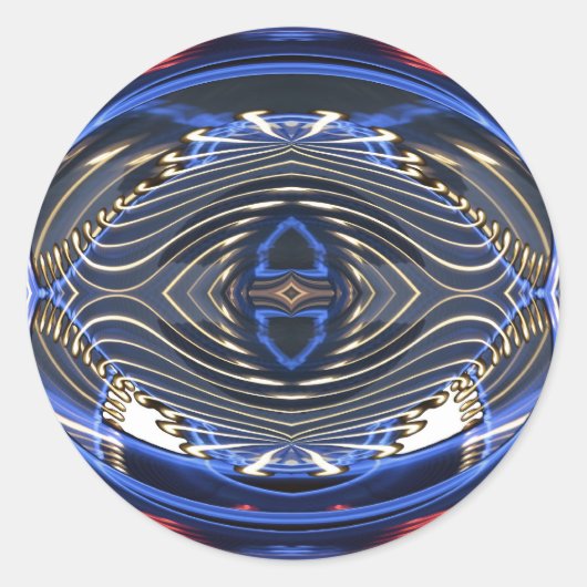 _MG_0020 plat Ronde Sticker (Voorkant)