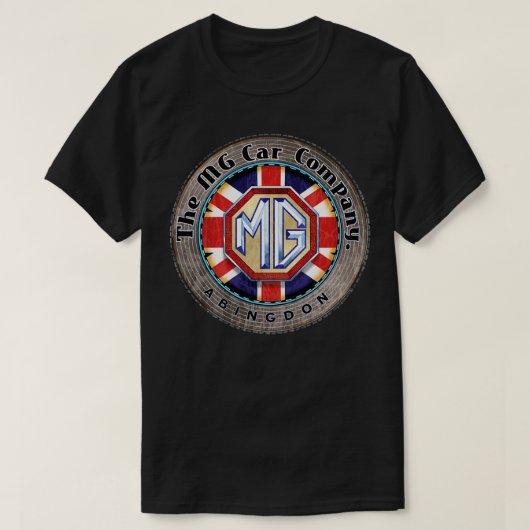 MG auto's Abingdon Engeland 1 T-shirt (Design voorkant)