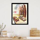  MG-auto's Afdruk Poster vervoer (Keuken)