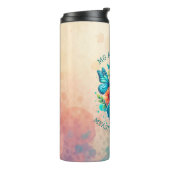 MG Bewustzijn | Myasthenia gravis-lint Thermosbeker (Gedraaid links)