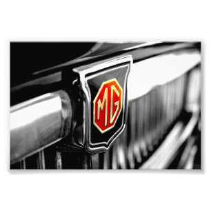 MG Classic British Sports Motor Car Foto Afdruk