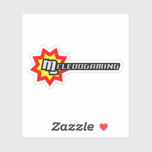 MG Logo Custom-Cut Sticker (Vel)
