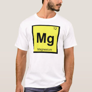 Mg - Magnesium Scheikunde Periodiek Systeem Symboo T-shirt