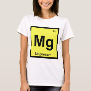 Mg - Magnesium Scheikunde Periodiek Systeem Symboo T-shirt