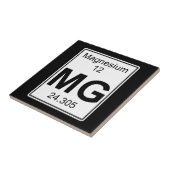 Mg - Magnesium Tegeltje (Zijkant)