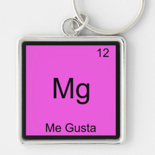 Mg - Me Gusta Grappig Element Meme Scheikunde T-Sh Sleutelhanger