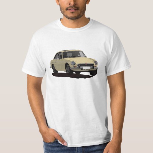 MG MGB GT V8 - beige T-shirt (Voorkant)