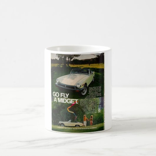 MG Midget Go Fly a Midget Kite British Leyland Koffiemok (Center)