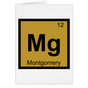 Mg - Montgomery City Chimie Tableau périodique