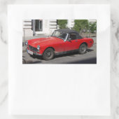 MG RECHTHOEKIGE STICKER (Tas)