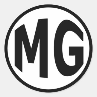 MG RONDE STICKER