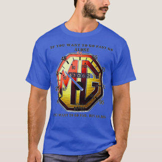 MG-snelheidsmeter T-shirt