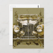  MG-sportauto Briefkaart (Voorkant / Achterkant)