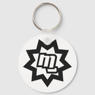 MG Symbool Sleutelhanger (B/W)