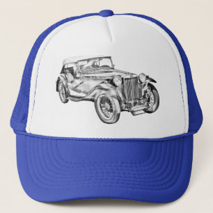 Mg Tc Antiek sport Kunsttoverillustratie Trucker Pet