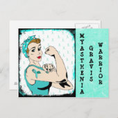 MG Warrior Lady Briefkaart (Voorkant / Achterkant)