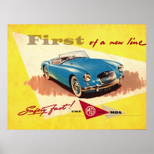 MGA Safety fast mg Poster (Voorkant)