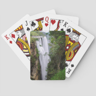 Mgawa-waterval, bij Lusikisiki, Wild Coast Pokerkaarten