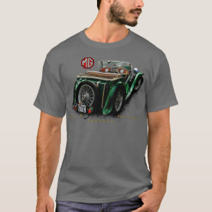 MGTC mg auto's van Engeland T-shirt