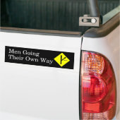 MGTOW Bumpersticker zwarte achtergrond (Op Truck)