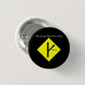 MGTOW Logo Button-Small-Black Achtergrond Ronde Button 3,2 Cm (Voorkant /achterkant)