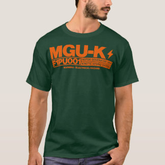 MGUK F1 Hybride Machtseenheid Oranje Ontwerp T-shirt