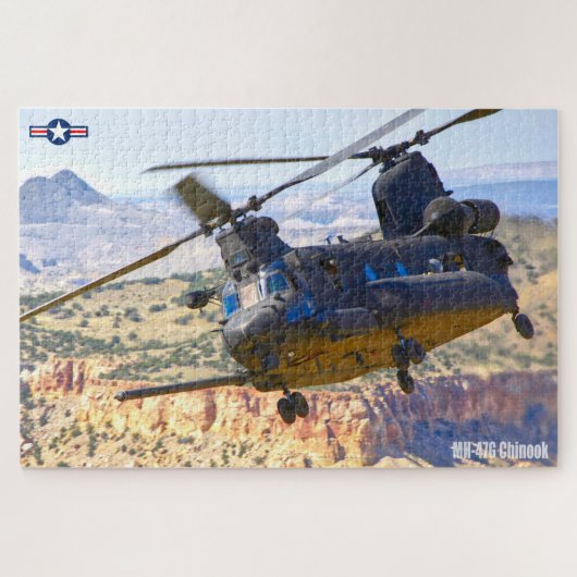 MH-47G CHINOOK (20x30 INCH) Legpuzzel (Horizontaal)