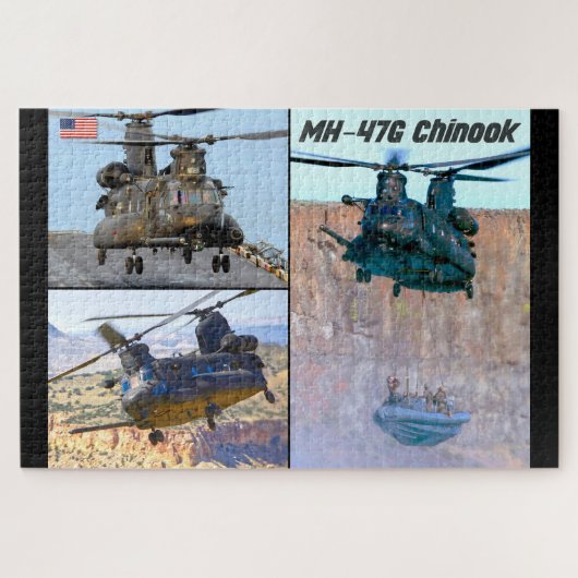 MH-47G CHINOOK (20x30 INCH) Legpuzzel (Horizontaal)