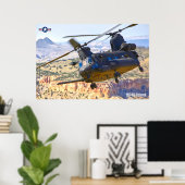 MH-47G CHINOOK POSTER (Thuiskantoor)