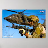 MH-60 M ZWARTE HAWK POSTER (Voorkant)