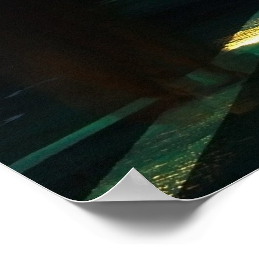 MH-60 Seahawk Helikopter landing op Zee Poster (Hoek)