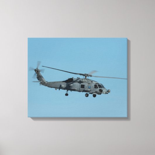 MH-60R Seahawk Canvas Afdruk (Voorkant)