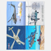 MH-60R SEAHAWK Fleece Deken (Voorkant)