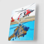 MH-60T JAYHAWK VIERKANTE KLOK (Hoek)