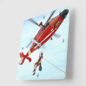 MH-65 DOLFIJN VIERKANTE KLOK (Hoek)