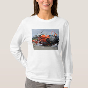 MH-65 Dolphin-helikopter neergestort op Arcata Air T-shirt