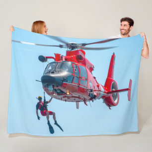 MH-65D DOLPHIN FLEECE DEKEN