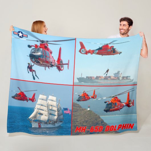 MH-65D DOLPHIN FLEECE DEKEN (In situ)