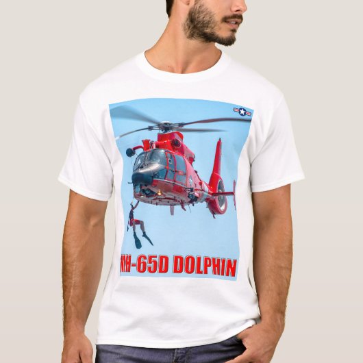 MH-65D DOLPHIN T-SHIRT (Voorkant)