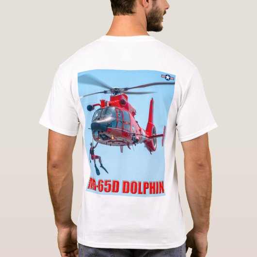 MH-65D DOLPHIN T-SHIRT (Achterkant)